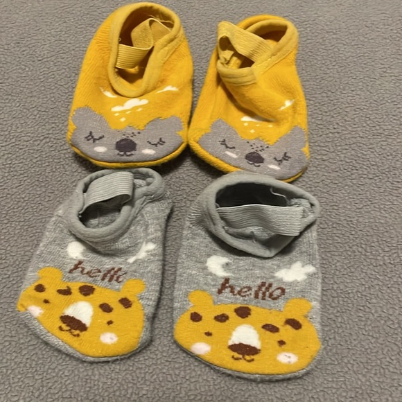 Set of 6 infant 12-36 month slipper socks - Picture 6 of 7